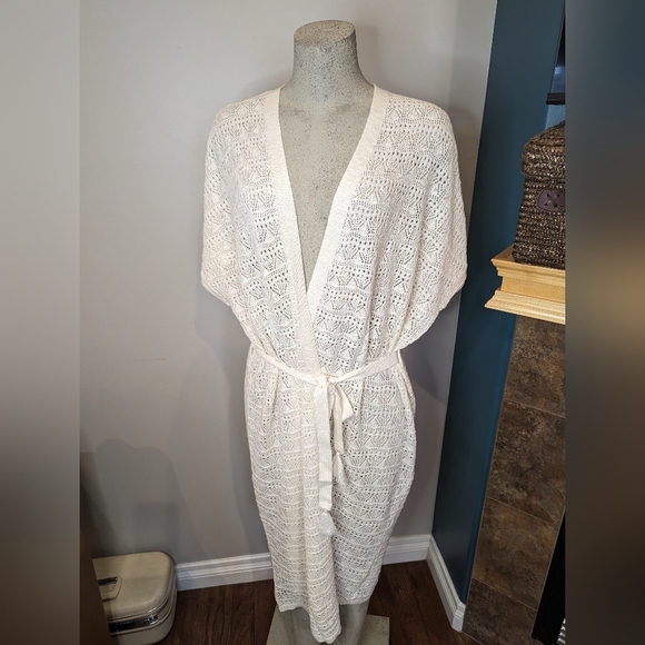 Torrid Crochet Short Sleeve Tie Waist Sweater XL, 2x, 3x NWT - Picture 5 of 16